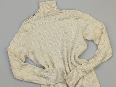 białe t shirty plus size: Sweter, L, stan - Dobry