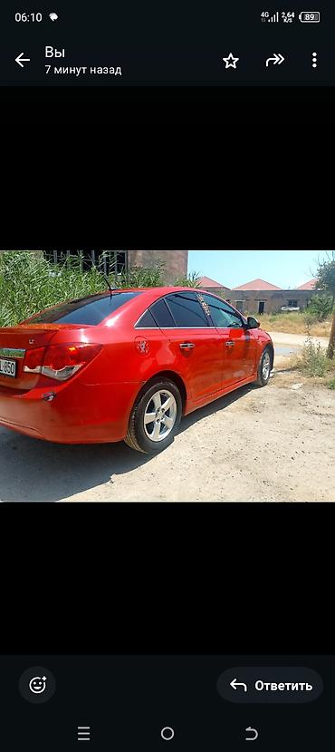 cruze led: Chevrolet Cruze LT sedan - Kuzov: 4 qapılı sedan, parlaq qırmızı rəng — 6