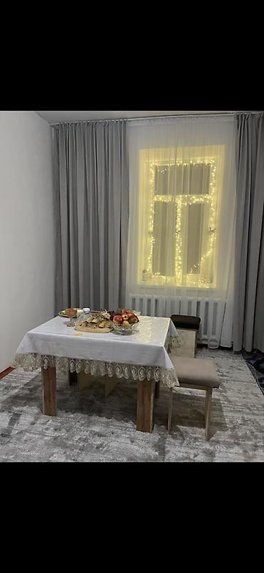 Комплект штор с тюлем для окна в современном нейтральном стиле. 2 at lalafo.kg Комплект штор с тюлем для окна в современном нейтральном стиле. 2