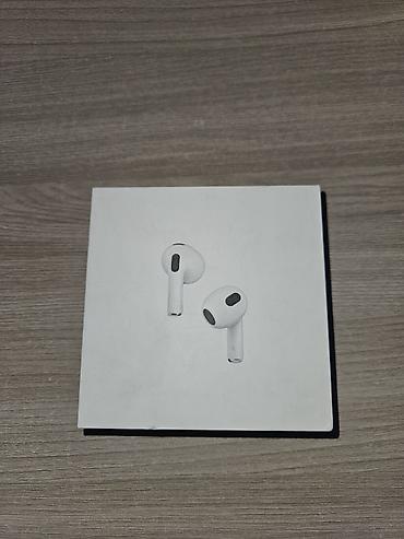 mini 3: Беспроводные наушники-вкладыши, Apple, Airpods 3, Новый — 1