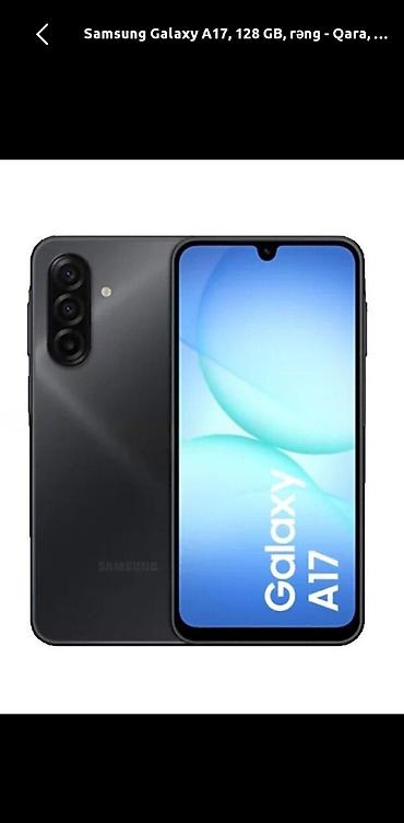 huawei p20 pro: Samsung Galaxy A17, 256 GB, rəng - Qara, İki sim kartlı — 1