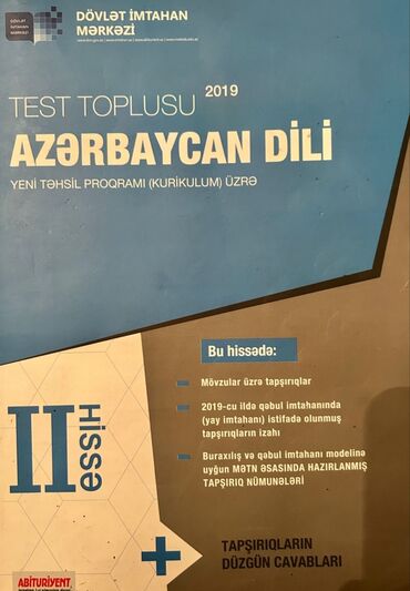 azərbaycan dili test toplusu 2 ci hissə pdf 2019: Azerbaycan Dili test toplusu 2-ci hissə