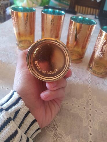 Stəkanlar: Stəkanlar, rəng - Sarı, Şüşə, 6 ədədli dəst — 5