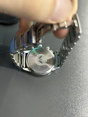 Şəxsi əşyalar: Emporio Armani kişi qol saatı - Brend: Emporio Armani - Korpus və — 3
