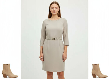 sukienki satynową stradivarius: Drôle de Copine, Sukienka damska, rozmiar L