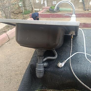 Mətbəx çanaqları: Mətbəx üçün paslanmayan poladdan qoşulan lavabo komplekti kranti qis — 2