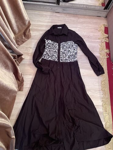 Повседневные платья: Новое турецкое платье размер 46-48 2000 сом макси длина