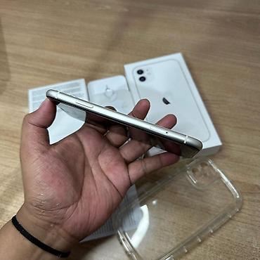 telefon iphone 11: IPhone 11, 128 GB, Ağ, Zəmanət, Kredit, Simsiz şarj — 6