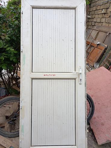 plastik bocka: Plastik (PVC) giriş/qapı paneli - Material: ağ rəngli PVC/profil - — 1