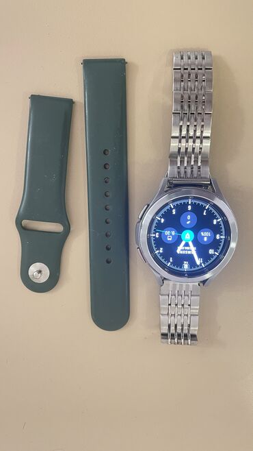 ekran samsung s10: İşlənmiş, Smart saat, Samsung, Аnti-lost, rəng - Gümüşü