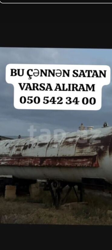 Boçkalar və çəlləklər: Sənaye tipli üfüqi silindrik metal çən - Böyük həcmli, yerüstü