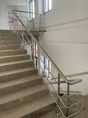 Обшивка лестниц: Перила перила перила из нержавеющей стали качественно гарантия at lalafo.kg — 13 Обшивка лестниц: Перила перила перила из нержавеющей стали качественно гарантия — 13
