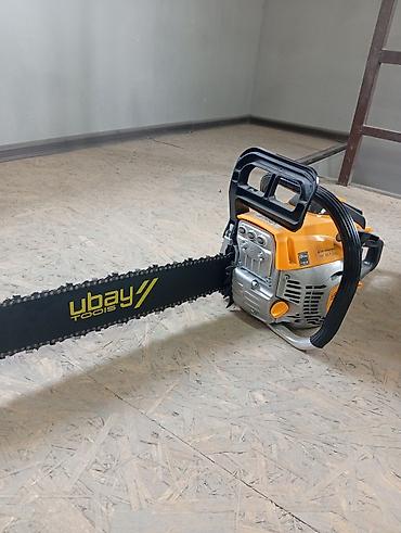 ниже: Бензопила Ubay Tools UB-520 - Тип: бензиновая цепная пила, 2‑тактный — 2