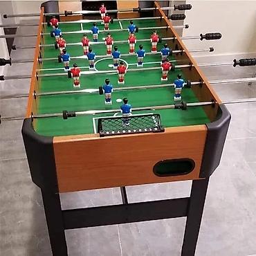 bacac diska: Stoni fudbal (foosball) – drveni kabinet sa stabilnim metalnim nogama — 4