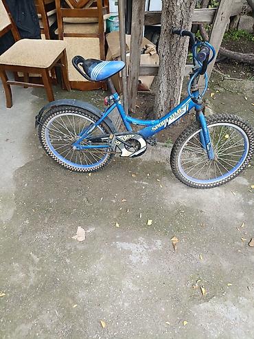 velosiped 3 teker: Uşaq velosipedi – Sport Flame Super Classic - Rəng: mavi, ağ-qara — 4