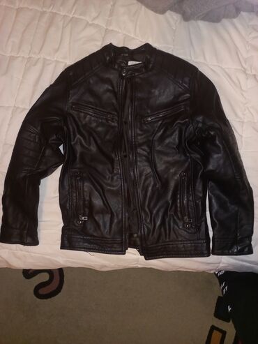 pull and bear sandale: Zara, Leather jacket, 164-170