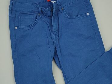 jeansowe rozkloszowane spódniczka: Jeansy, H&M, L, stan - Dobry