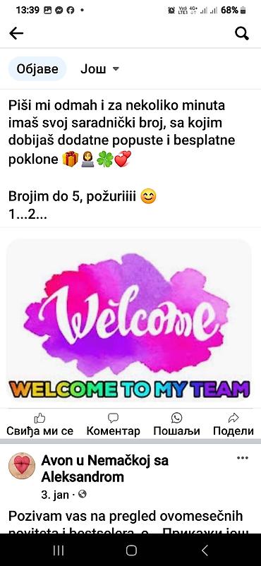 avon april 2023: Postanite clan dobijate 20%popusta na sve proizvode iz avona,porucujte — 1