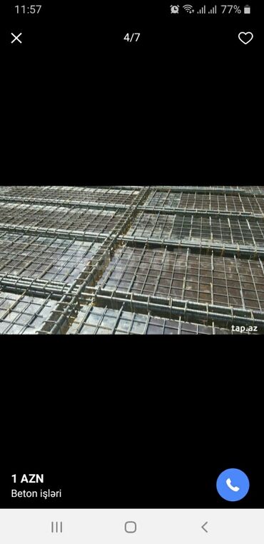 Beton, monolit ustaları: Beton, monolit ustası tələb olunur, Təcrübəli, Tam iş günü, Aylıq ödəniş -da lalafo.az — 10 Beton, monolit ustaları: Beton, monolit ustası tələb olunur, Təcrübəli, Tam iş günü, Aylıq ödəniş — 10