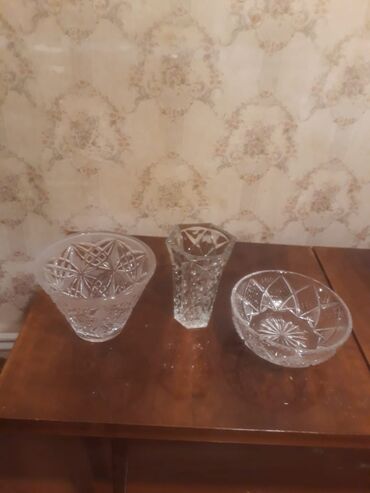 forx5 kahve qiymeti: Şüşə/qədəbəl kristal dəst - 3 hissədən ibarət şüşə-kristal dəst: 2