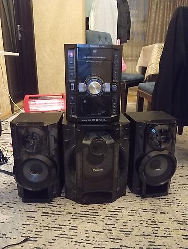 panasonic музыкальный центр: Panasonic ev audio sistemi – DVD receiver və 3 ədəd akustik kolonka — 1