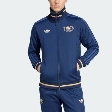 семейные одежды: Мужская толстовка, L (EU 40), Adidas, Б/у, цвет - Синий, Бесплатная доставка