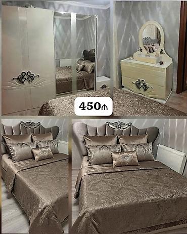 *450₼ YATAQ mebeli :-TƏCİLİ SATILIR*‼️ Çox Yaxşı vəziyyətdə az işlənib