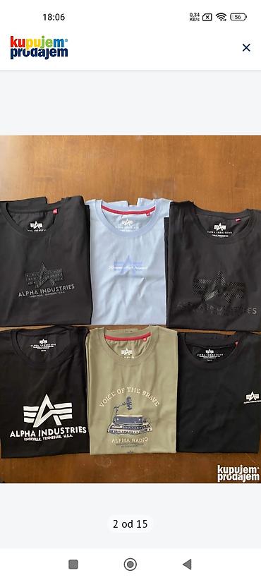 Majice: Muške majice Alpha Industries – kratki rukav - Originalni Alpha — 5