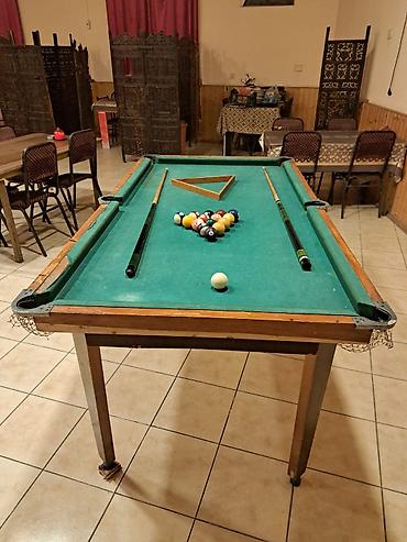 Bilyard stolu satılır 350 m.Öl.160sm uzunu eni 1m. ünvan. Bayıl