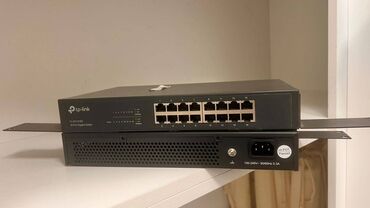 роутер tp link бишкек: Продам Switch (Свитч) TP- Link 16 портов 1гб\c Так же разные кабеля и
