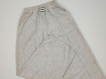 linen trousers pull and bear: Spodnie materiałowe damskie, rozmiar S — 1