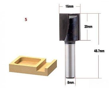toplomer na celo: RAVNO DVOPERO VOLFRAM FI 6MM DO18MM PRIHVAT 8MM | Ravno dvopero — 5
