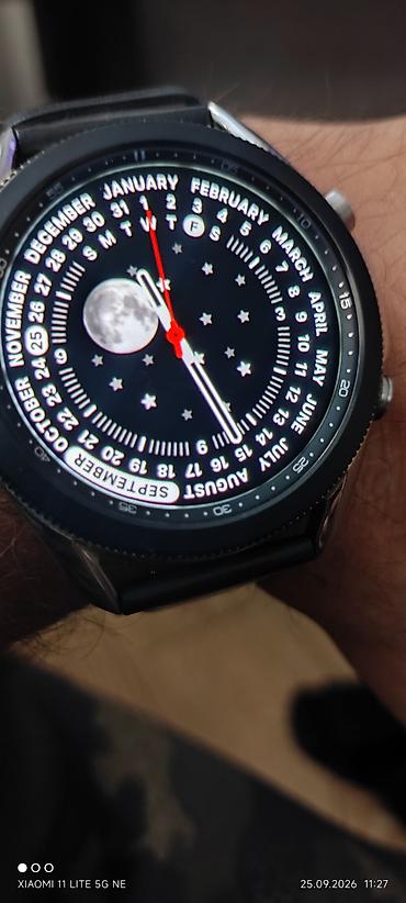 Наручные часы: Samsung Galaxy Watch3 (46 mm) ağıllı saat - Klassik dairəvi dizayn — 1