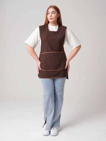 Спецодежда: Стильный и удобный фартук, созданный для ежедневной работы. Модель — 34