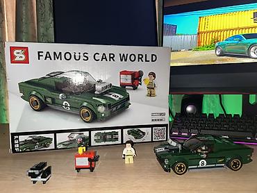 LEGO tipli konstruktor dəstləri: 🟢 Famous Car World – Klassik Muscle Car 🏁 Əfsanəvi klassik — 14