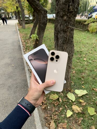 айфон все: IPhone 16 Pro, Жаңы, 256 ГБ, 100 %