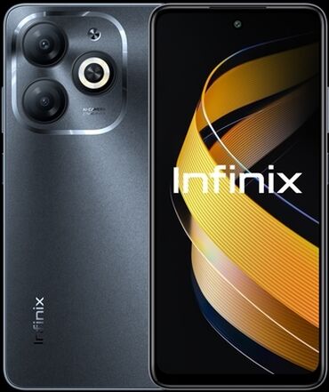 экран на авто: Infinix Smart 8, Колдонулган, 128 ГБ, түсү - Көк, 2 SIM
