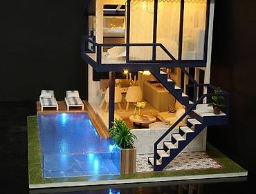 Другие предметы коллекционирования: Румбокс, интерьерные конструкторы Реалистичная модель домиков — 4