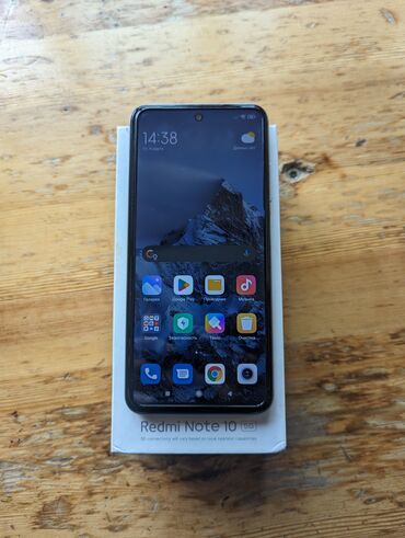 нот 10 5g: Xiaomi, Redmi Note 10, Б/у, 64 ГБ, цвет - Серый, 2 SIM