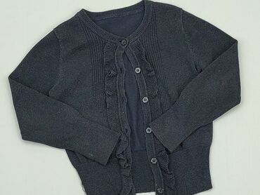 kamizelka czarne futerko: Sweatshirt, Mothercare, 3-4 years, 98-104 cm, condition - Very good