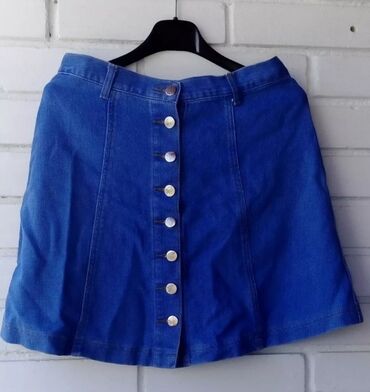 teksas suknje za punije: M (EU 38), Mini, color - Blue