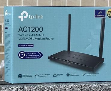 YENI ishdenmemis TP-Link Archer VR400 AC1200 VDSL/ADSL Modem Router -