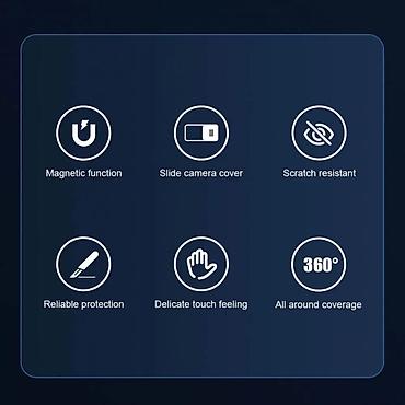 Maske i futrole za telefone: Maska Nillkin CamShield Pro Magnetic za iPhone 14 Pro Max 6.7 crna. Uz — 6