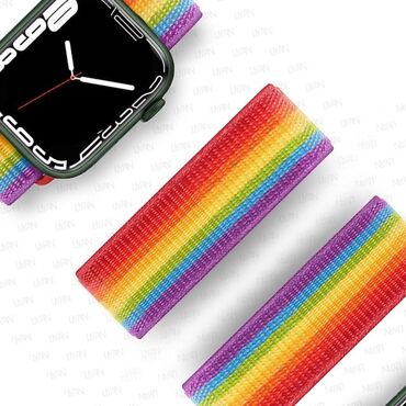 спортивные часы: Ремешок нейлоновый для Apple Watch ultra, браслет для смарт-часов