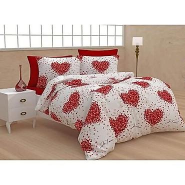 Zavese i draperije: Posteljina jednokrevetna singl. 100%pamuk. Set je iz 3 dela: * — 18