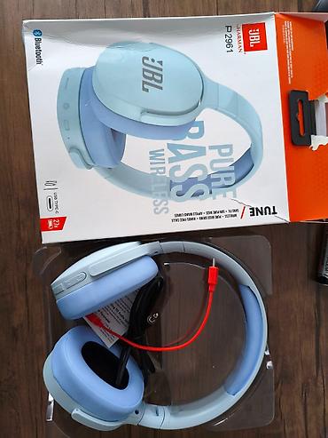 Audio: Yeni Simli Qulaqcıqlar, JBL, rəng - Mavi — 4