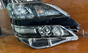 vellfire: Комплект передних фар Toyota 2010 г., Б/у, Оригинал, Япония — 2