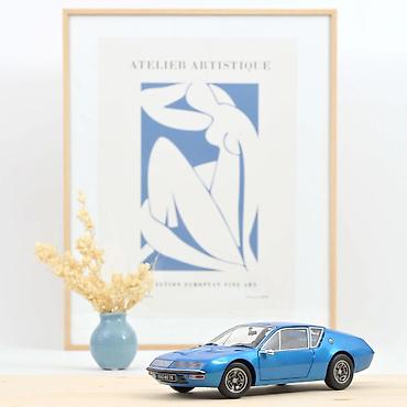 solar: Alpine A310 1600 VE 1972 – Alpine Blue – Die-Cast Norev 🚗💙🏔️ Norev — 1