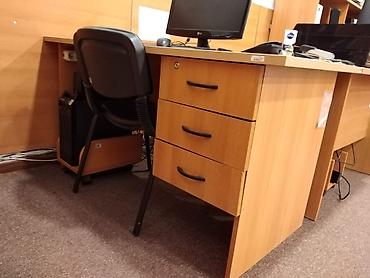 Ofis mebeli: İşlənmiş, İşçi üçün, Dördbucaq masa — 6