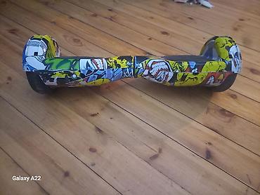 Электротранспорт: Qrafiti dizaynlı 2 təkərli hoverboard (self-balance scooter) - — 2